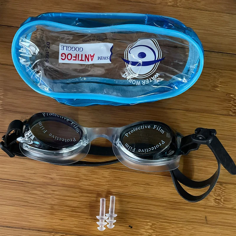Anti-Beschlag Schwimmbrille mit Schutzglas Skanto
