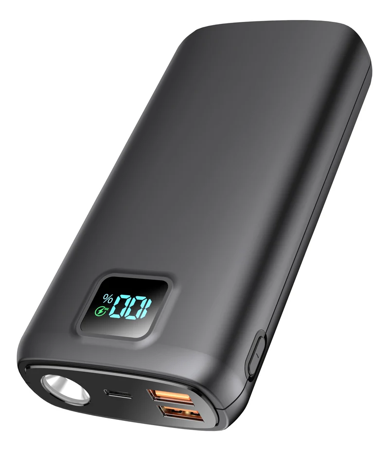 Hochleistungs-Powerbank mit LED-Anzeige und Schnellladung Skanto