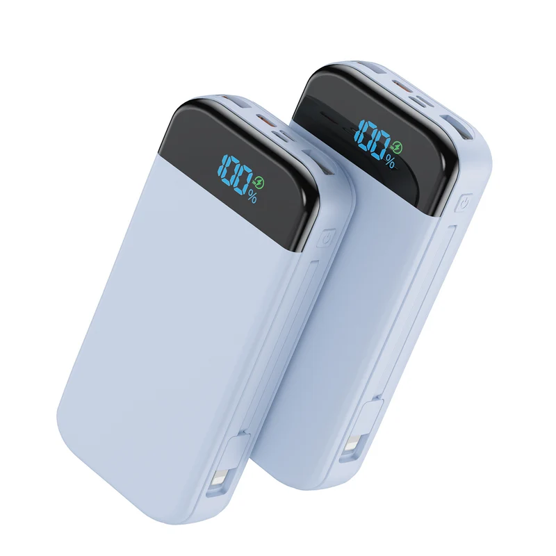 Hochleistungs-Powerbank mit LED-Anzeige und Schnellladetechnologie Skanto