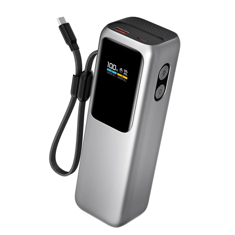 Hochleistungs-Powerbank mit Digitalanzeige und Schnellladung Skanto