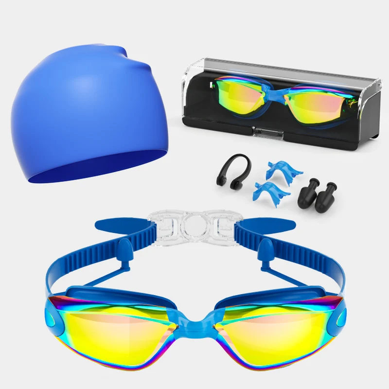 Hochleistungs-Schwimmbrillen-Set Skanto