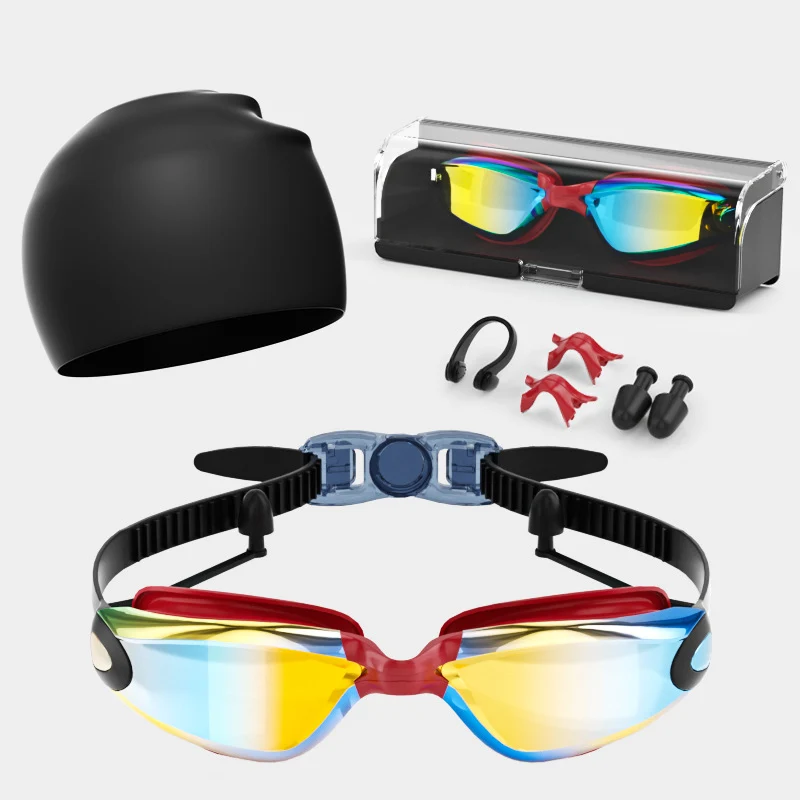 Hochleistungs-Schwimmbrillen-Set Skanto