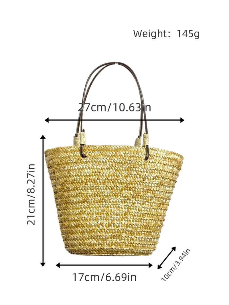 Handtasche mit doppelt geflochtenen Riemen Skanto