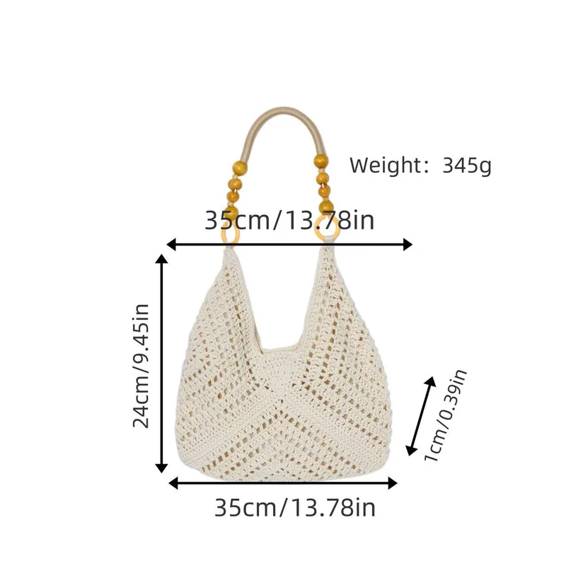 Handtasche im Boho-Häkel-Look Skanto