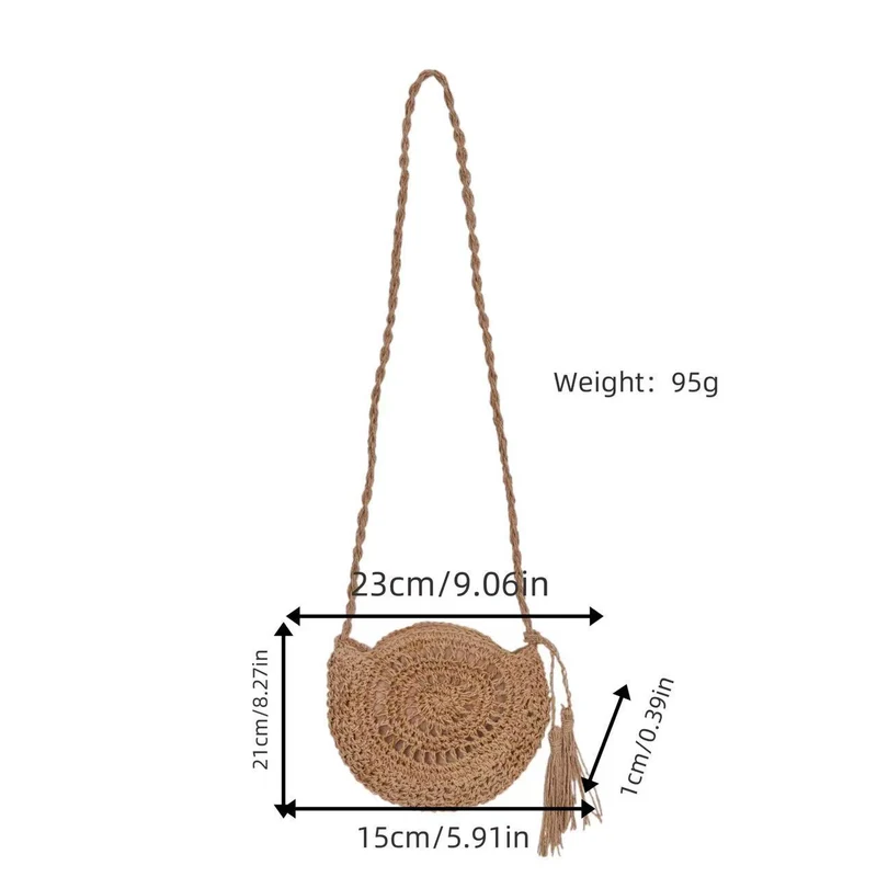 Trendige Makramee-Rahmen-Handtasche Skanto
