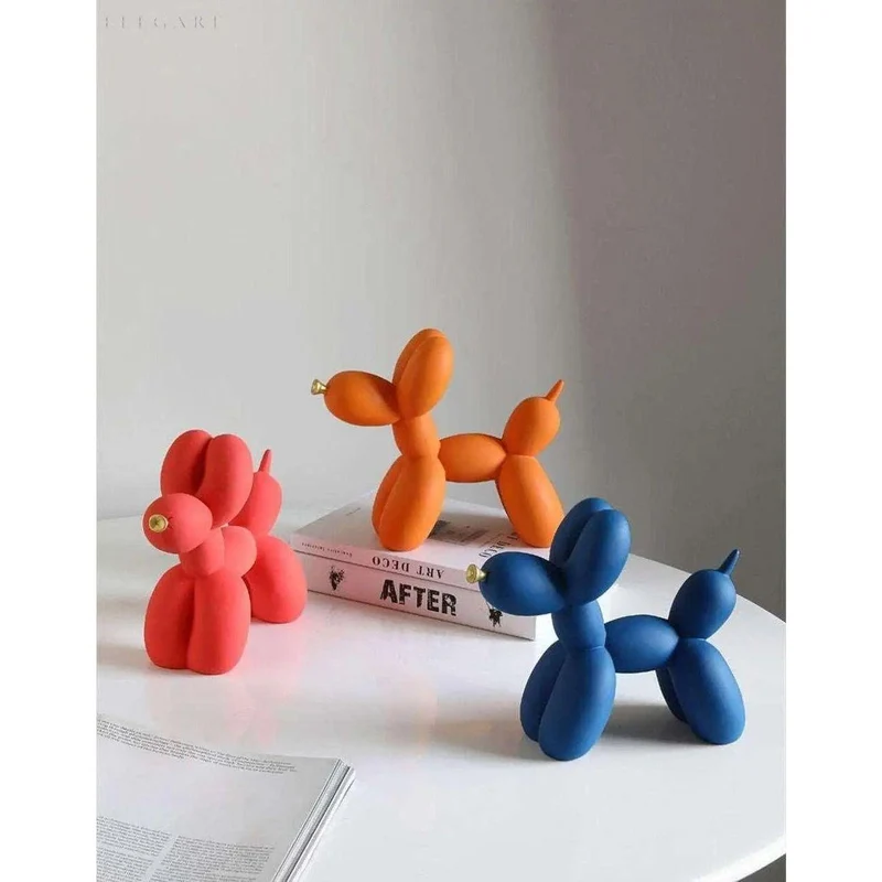 Haku – Ballonhund-Figur mit goldenen Augen | Skanto