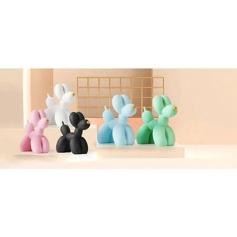 Haku – Ballonhund-Figur mit goldenen Augen | Skanto