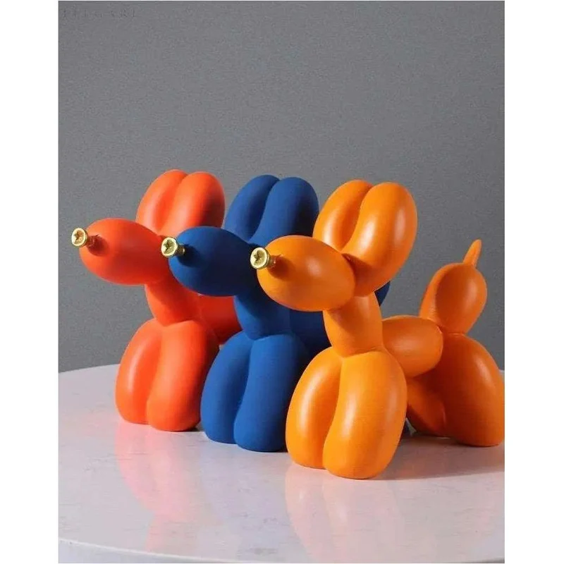 Haku – Ballonhund-Figur mit goldenen Augen | Skanto