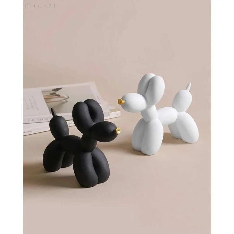 Haku – Ballonhund-Figur mit goldenen Augen | Skanto