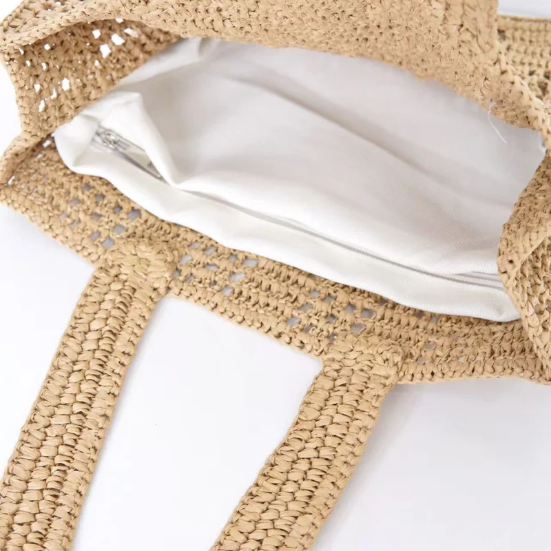 Geflochtene Handtasche aus Naturmaterial Skanto