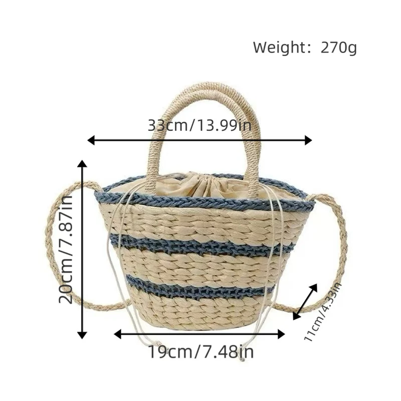 Geflochtene Sommerhandtasche Skanto