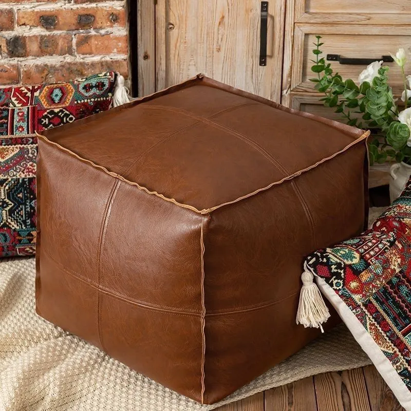 Damen-Komfort-Pouf aus hochwertigem Kunstleder Skanto