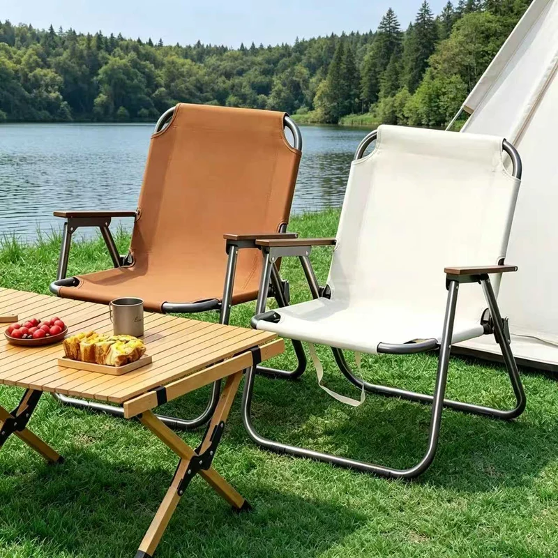 Damen-Klappstuhl mit ergonomischem Design und robustem Aluminiumrahmen Skanto