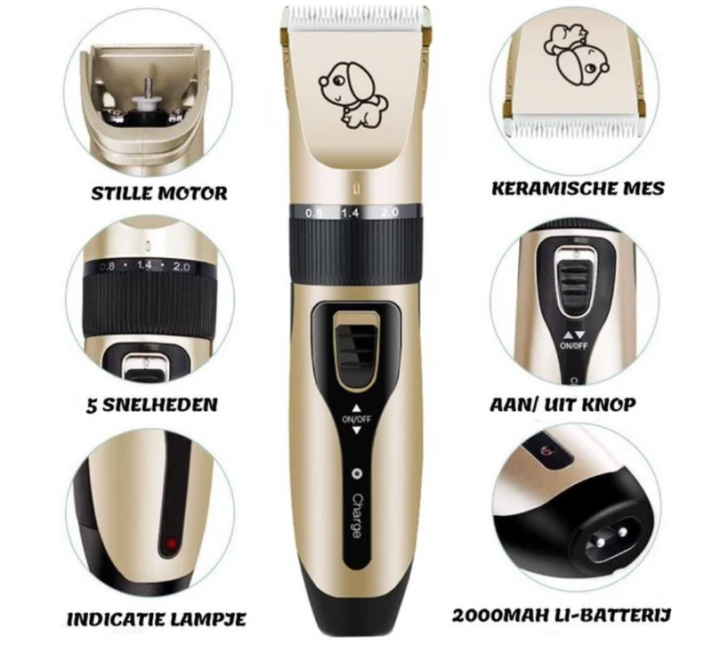 Professioneller Hundefriseur + Bürste Skanto