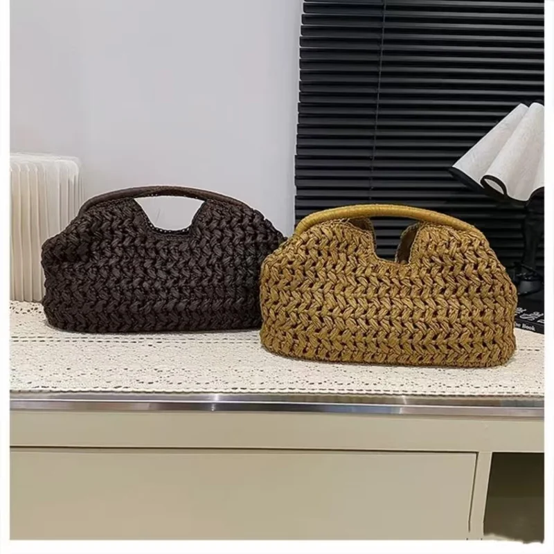 Praktische Stroh-Handtasche Skanto