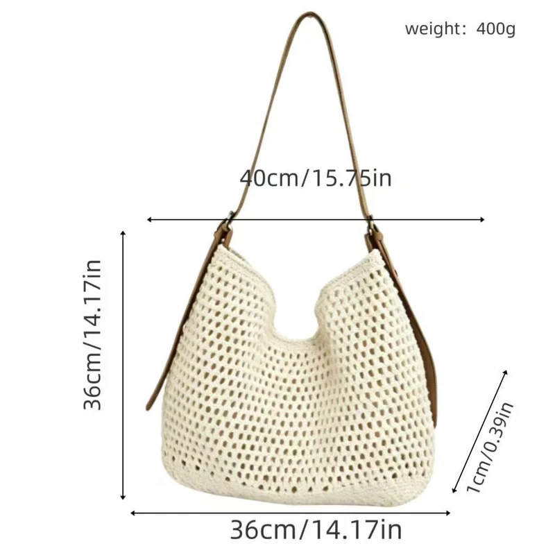Netztasche Umhängetasche im Boho-Stil Skanto