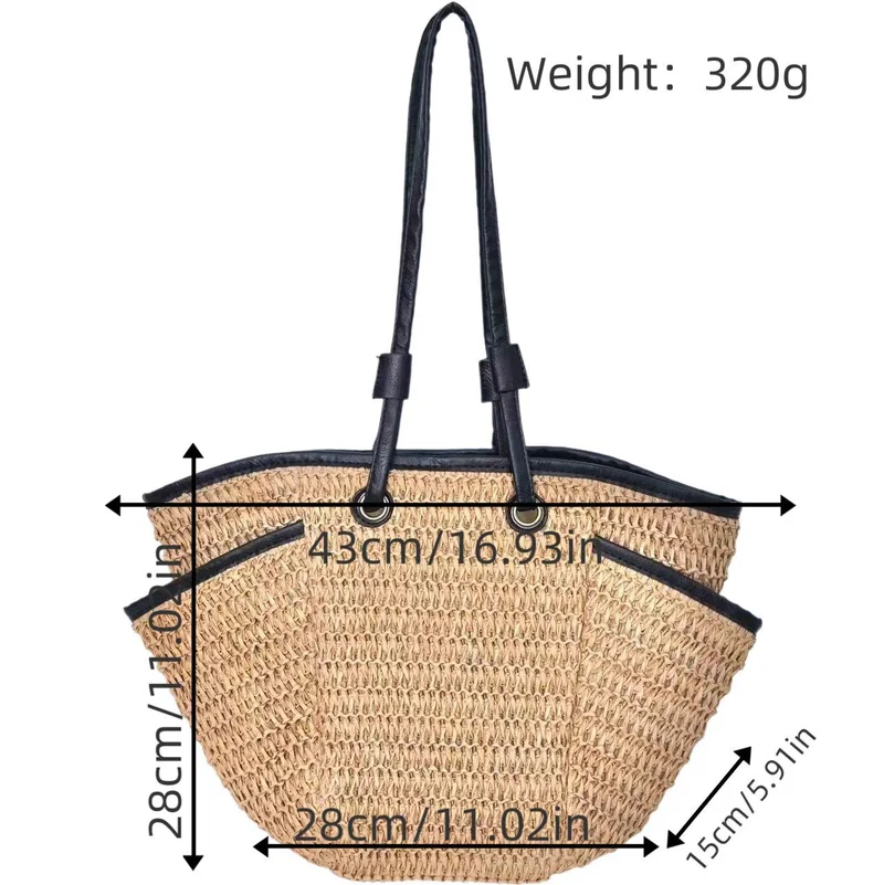 Freizeit-Strandtasche mit Seitentaschen Skanto
