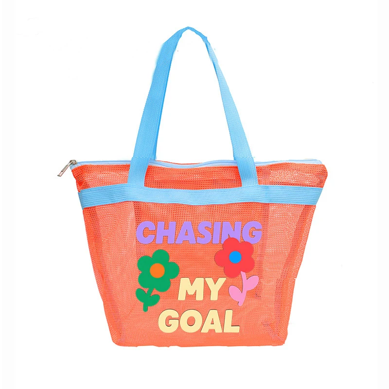 Leichte Strandtasche im verspielten Design Skanto