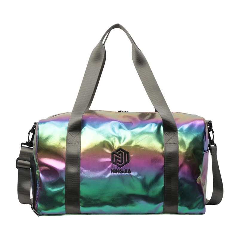 Sportliche Reisetasche für Damen mit Glitzer-Material Skanto