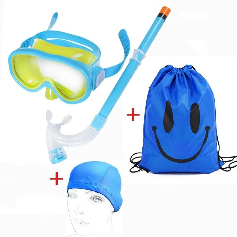 Tauchmasken-Set mit atmungsaktivem Schnorchel und wasserdichtem Rucksack Skanto