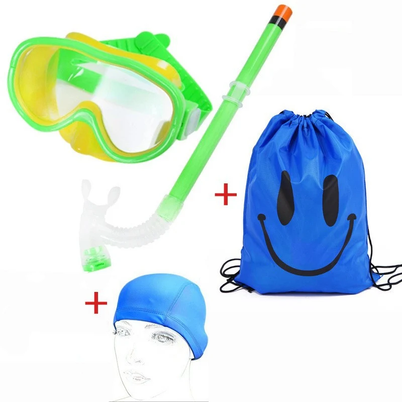 Tauchmasken-Set mit atmungsaktivem Schnorchel und wasserdichtem Rucksack Skanto