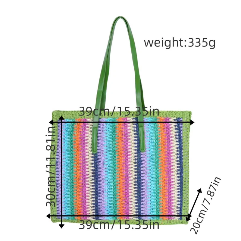 Multifunktionale Bast-Strandtasche Skanto