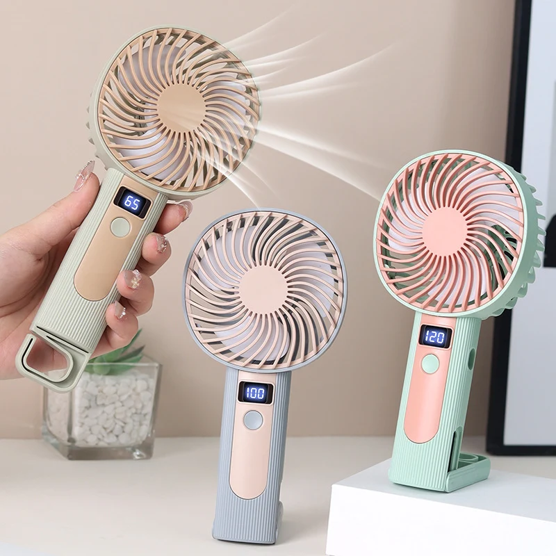 Skanto Tragbarer Handventilator mit LCD-Display