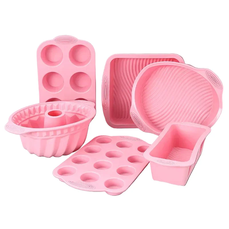 Antihaft-Silikon-Backwerkzeuge Kuchen-Muffin-Brot-Backformen Zubehör | Skanto
