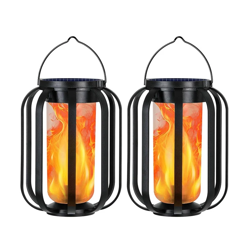 Unisex Solarlaterne mit Flacker-Feuer-Effekt Skanto