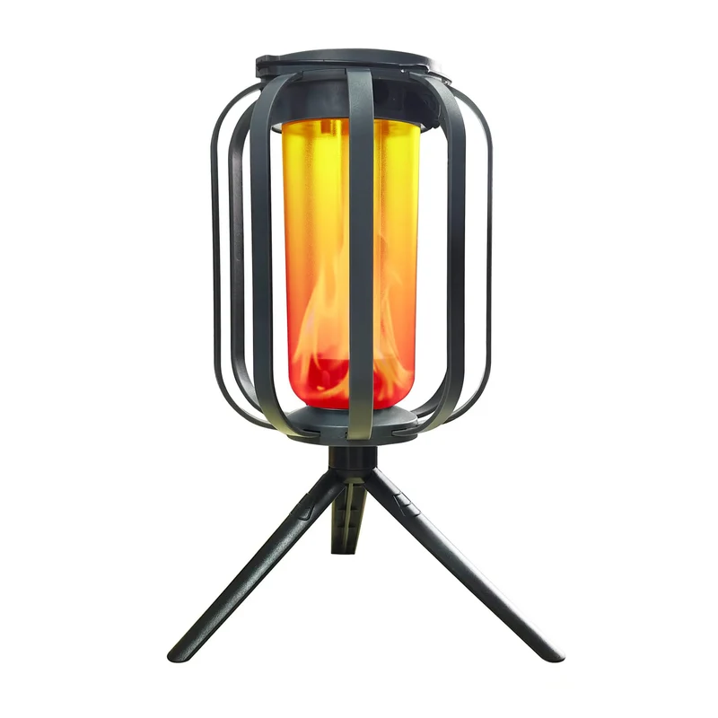 Unisex Solarlaterne mit Flacker-Feuer-Effekt Skanto