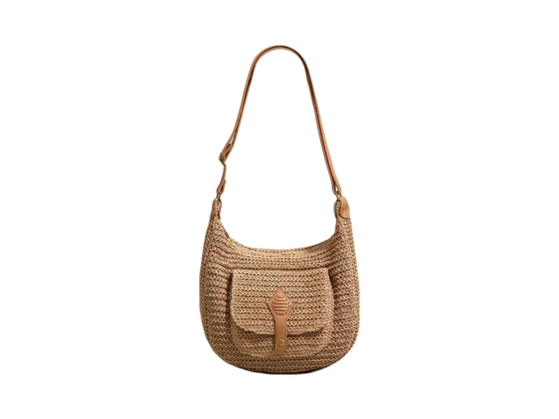 Handgemachte Schultertasche im modernen Boho-Stil Skanto