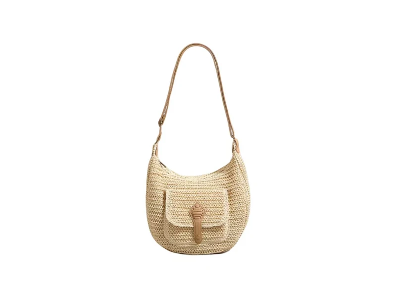 Handgemachte Schultertasche im modernen Boho-Stil Skanto