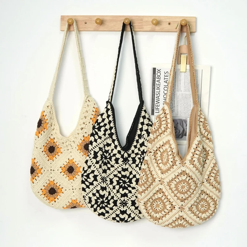 Handgemachte Schultertasche aus nachhaltigem Material Skanto