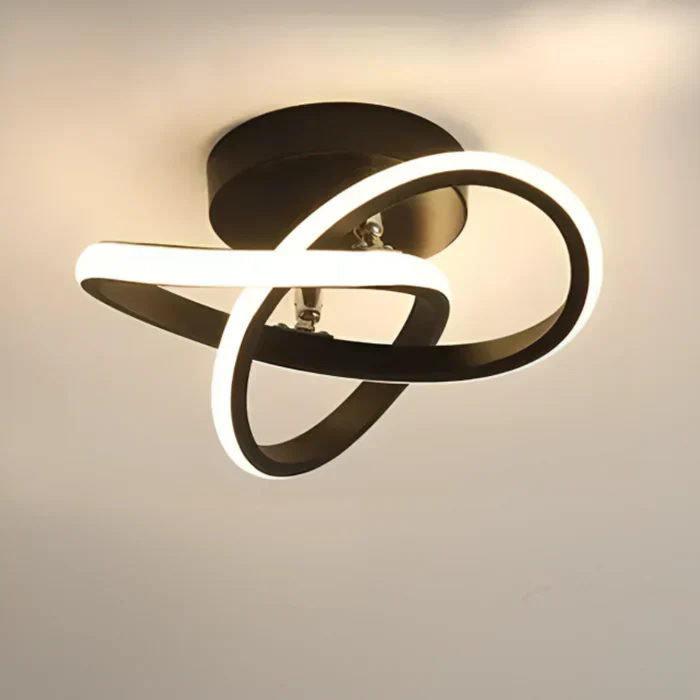 Moderne LED-Deckenlampe mit Doppelring-Design – Twilight Rings | Skanto