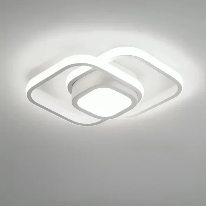 Moderne LED-Deckenlampe mit Doppelring-Design – Twilight Rings | Skanto