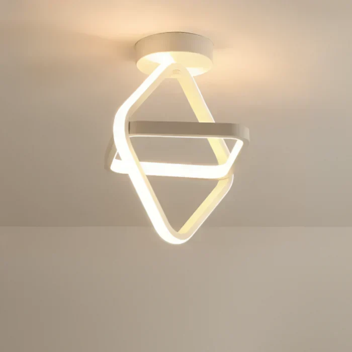 Moderne LED-Deckenlampe mit Doppelring-Design – Twilight Rings | Skanto