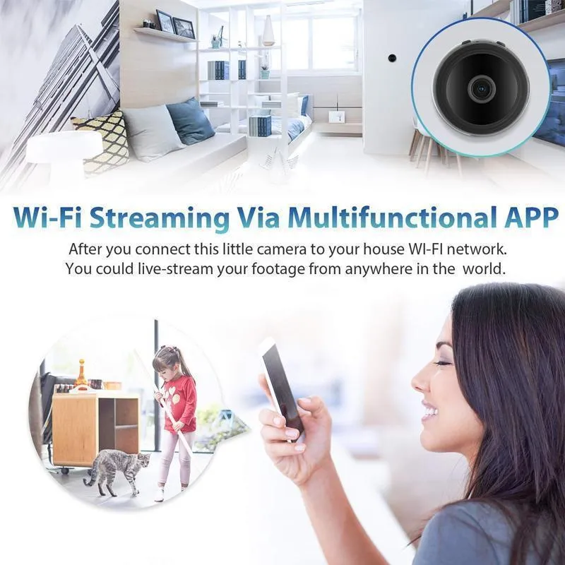 Skanto | 1080p magnetische WiFi Mini-Kamera – Rückfahrkamera für Wohnmobil-Anhänger