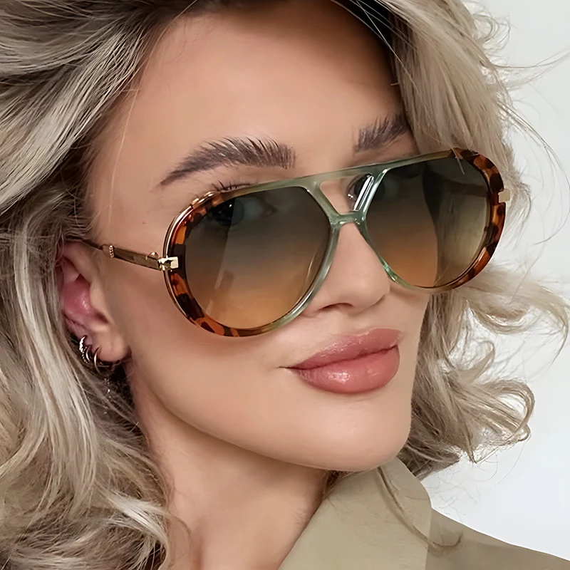 Damen modische Sonnenbrille im Pilotenstil Skanto