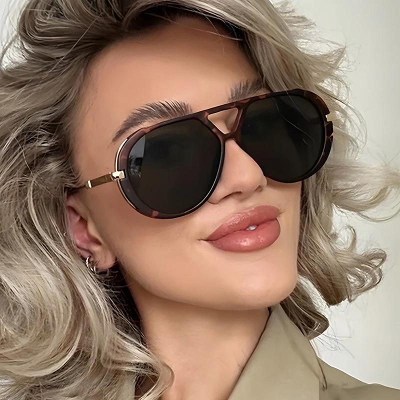 Damen modische Sonnenbrille im Pilotenstil Skanto