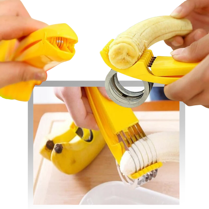 Bananenschneider aus Edelstahl