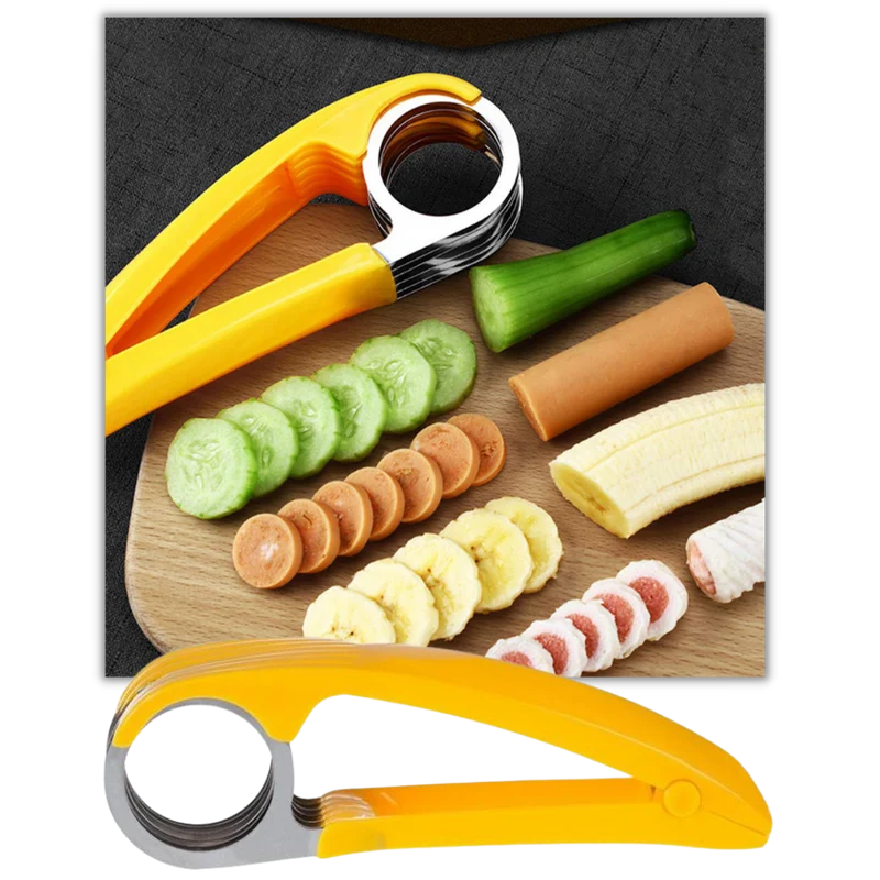 Bananenschneider aus Edelstahl