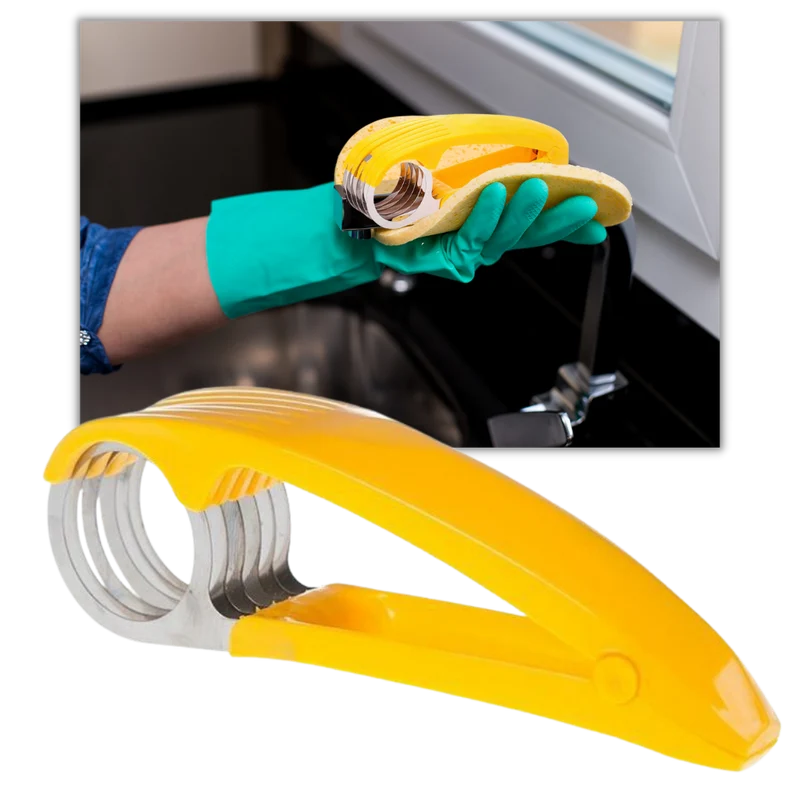 Bananenschneider aus Edelstahl