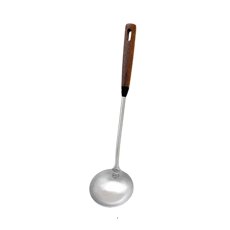 Edelstahl-Wender mit Holzgriff Spatel Küchenutensil | Skanto