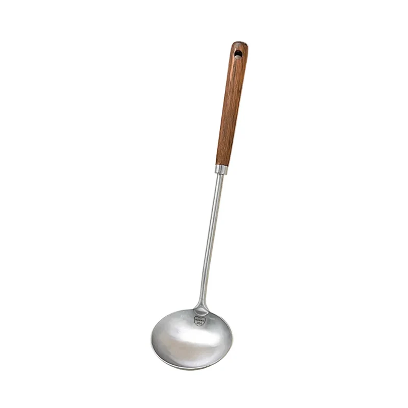 Edelstahl-Wender mit Holzgriff Spatel Küchenutensil | Skanto