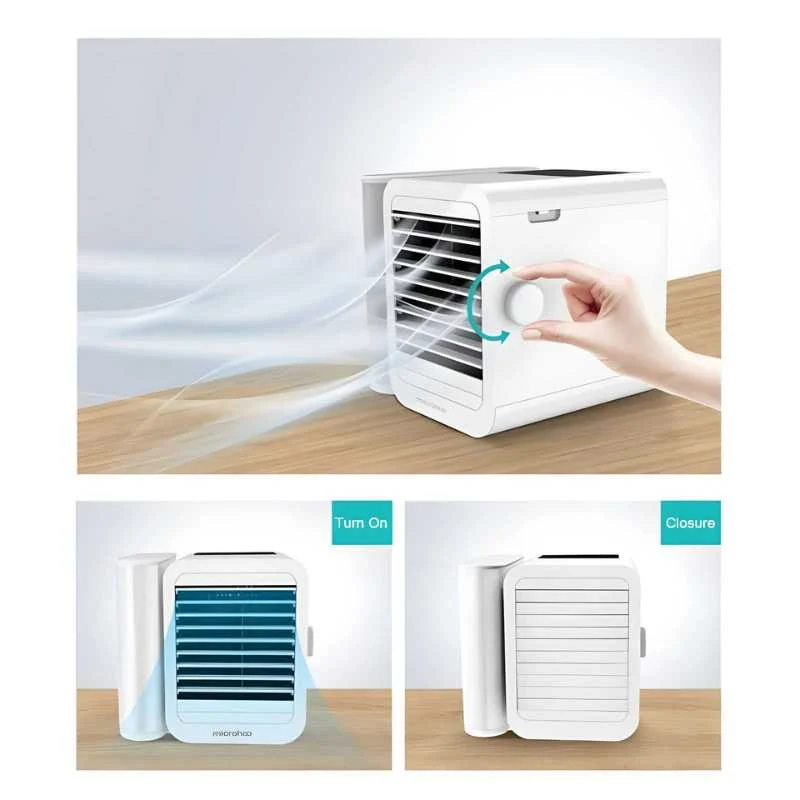 MicroCool Mini-Klimaanlage Tragbarer Verdunstungskühler mit 1000ml Wassertank | Skanto