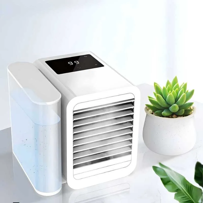 MicroCool Mini-Klimaanlage Tragbarer Verdunstungskühler mit 1000ml Wassertank | Skanto