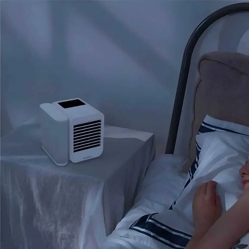 MicroCool Mini-Klimaanlage Tragbarer Verdunstungskühler mit 1000ml Wassertank | Skanto