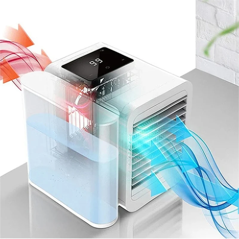 MicroCool Mini-Klimaanlage Tragbarer Verdunstungskühler mit 1000ml Wassertank | Skanto