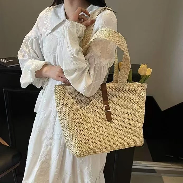 Handgemachte Sommer-Strandtasche mit strapazierfähigem Stoff Skanto