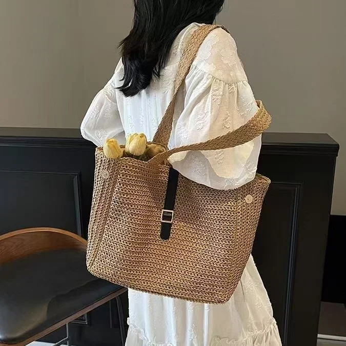 Handgemachte Sommer-Strandtasche mit strapazierfähigem Stoff Skanto
